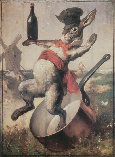 Sign of the Cabaret Au Lapin Agile by Andre Gill